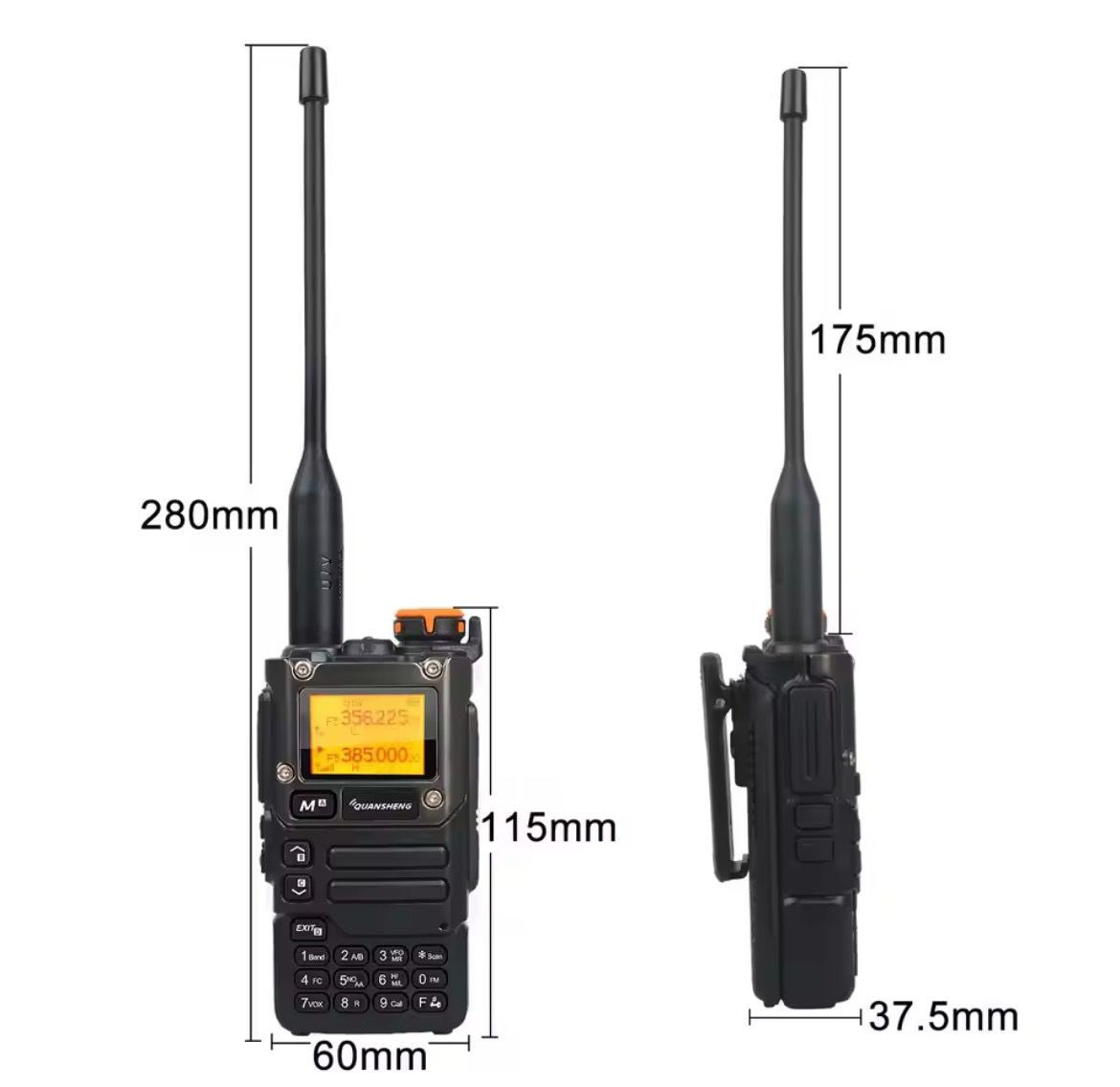 RADIO + ANTENA AUXILIAR + AUDIFONOS + CABLE DE DATOS